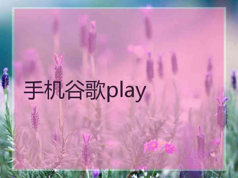 手机谷歌play